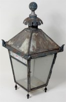 Lot 82 - A railway platform lamp head for complete...