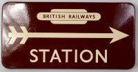 Lot 112 - British Railways (WR) enamel British Railways...