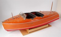 Lot 33 - 1/8 scale wooden and plastic kit built model...