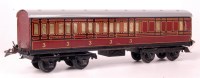 Lot 321 - Hornby 1948-50 LMS No. 2 brake/3rd coach with...