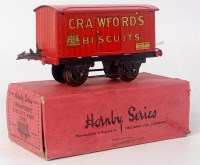 Lot 346 - Hornby 1934-8 Crawford's Biscuit van on...