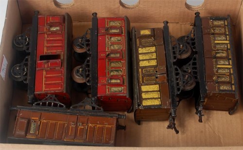Lot 361 - A small tray containing 5 Hornby 1928-30...
