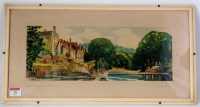 Lot 14 - A railway carriage print Archbishops Palace,...