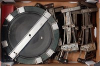 Lot 403 - A large tray of Hornby clockwork track...