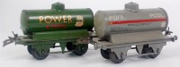 Lot 412 - Hornby 1938-41 green Power Ethyl petrol tank...