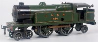 Lot 418 - Hornby 1936-41 darker green LNER clockwork 4-4-...
