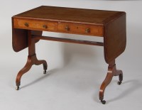 Lot 1003 - A late Georgian faded rosewood and mahogany...