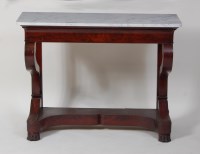 Lot 1016 - An early Victorian mahogany console table,...