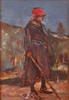 Lot 847 - Gheorghe Petrasco (Romanian 1872-1949) - Study...