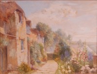 Lot 857 - Ernest Walbourn (1872-1927) - Cottages in...