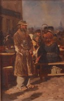 Lot 869 - Vladimir Makovsky (Russian 1846-1920) -...