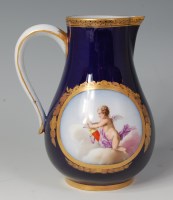 Lot 476 - A 19th century Meissen Dresden milk-jug,...
