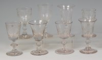Lot 538 - Eight various 18th and 19th century wine...