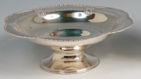 Lot 644 - A George V silver pedestal sweetmeat dish, of...