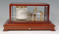 Lot 723 - A mahogany cased barograph by Russell of...