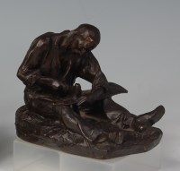 Lot 732 - Aime-Jules Dalou (1838-1902) - Bronze model of...