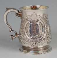 Lot 562 - A George II silver bell shaped tanked, having...
