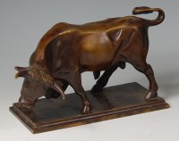 Lot 747 - An early 20th century bronze model of a...