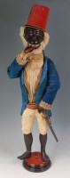 Lot 755 - An early 20th century smoking monkey automaton,...