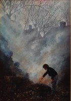 Lot 799 - Clive Madgwick (1934-2005) - Late Autumn, oil...