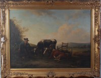 Lot 809 - Francois Joseph Huygens (Belgian 1820-1908) -...