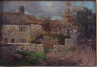 Lot 840 - Walter Wallor Caffyn (1845-1898) - A lane near...