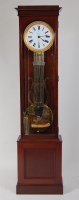 Lot 900 - An impressive French mahogany cased longcase...