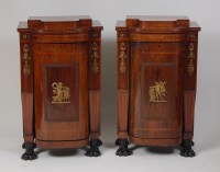 Lot 953 - A pair of Regency period rosewood side...