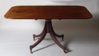 Lot 970 - A George IV mahogany breakfast table, having a...