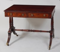 Lot 977 - A Regency mahogany and rosewood crossbanded...