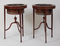 Lot 994 - A pair of late 19th century mahogany...