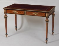 Lot 1000 - A Victorian amboyna ebony and ormolu mounted...