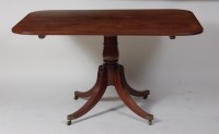 Lot 1002 - A George IV mahogany pedestal breakfast table,...