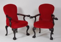 Lot 1006 - A pair of late 19th century carved oak open...