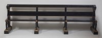 Lot 1024 - A pair of mid-19th century ebonised and gesso...