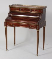 Lot 1041 - A circa 1900 French Empire style mahogany and...