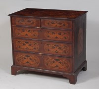 Lot 962 - A circa 1800 North Italian walnut and...