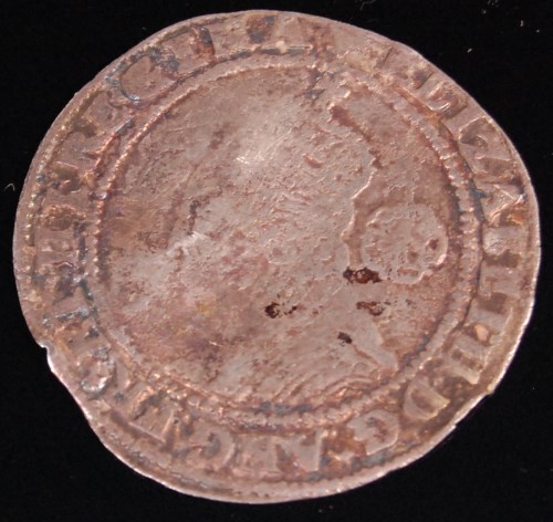 Lot 2 - Great Britain, 1574 sixpence, Elizabeth I,...