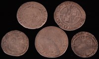 Lot 6 - Great Britain, mixed lot of 5 silver coins;...