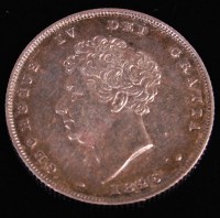 Lot 18 - Great Britain, 1826, shilling, George IV...