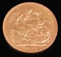 Lot 147 - Great Britain, 1904 gold full sovereign,...