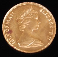 Lot 150 - Great Britain, 1979 Manx gold half sovereign,...