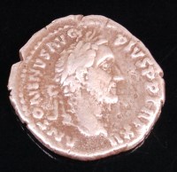 Lot 166 - Roman, Antoninus Pius, silver AR Denarius (138-...