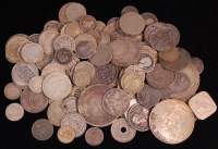 Lot 169 - Mixed lot of silver world coins; Mexico,...