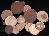 Lot 187 - Mixed lot of Indian and Ceylon coins to...