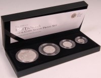 Lot 207 - Cased 2009 UK Britannia four coin silver proof...