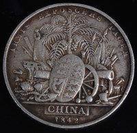 Lot 260 - A British 1842 China war medal naming *** John...