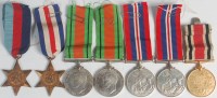 Lot 301 - A group of medals to include Geo. V Faithful...