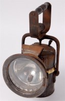 Lot 48 - An LNER (marked) carbide inspection lamp in...