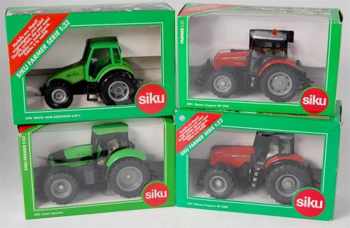 Lot 1224 - Siku, 1/32 scale Massey Ferguson and Deutz...